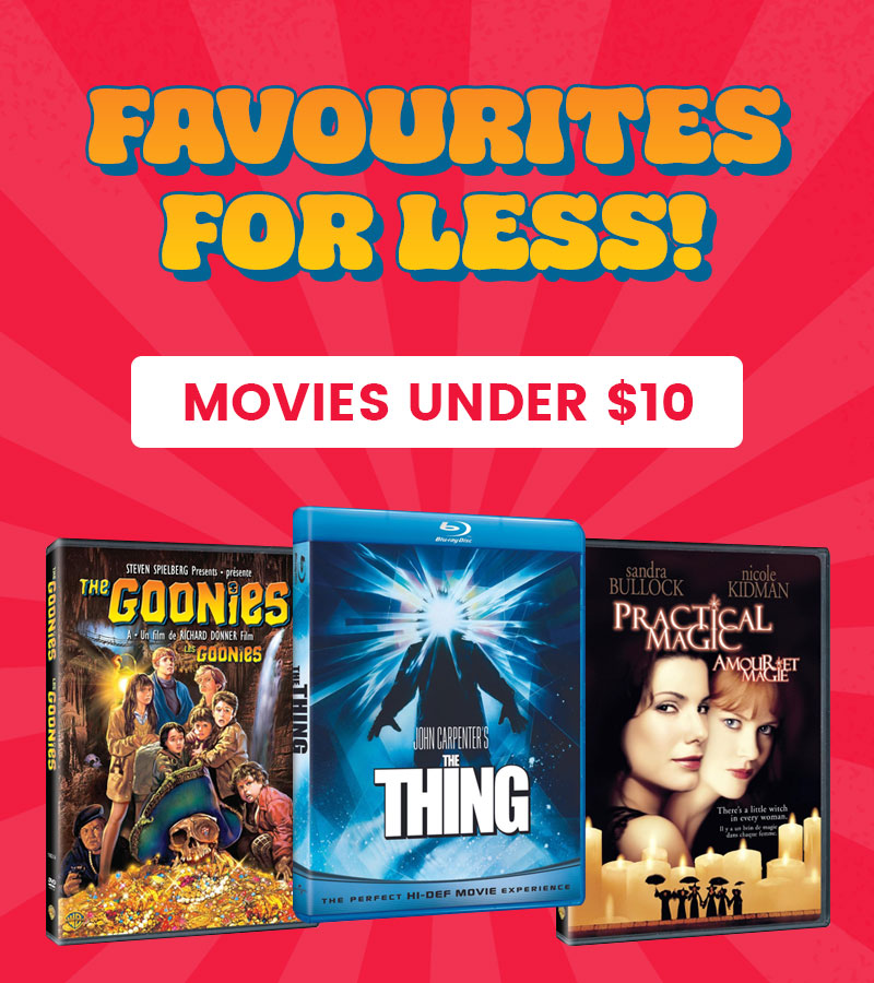 Favourites for less - Movies under $10
