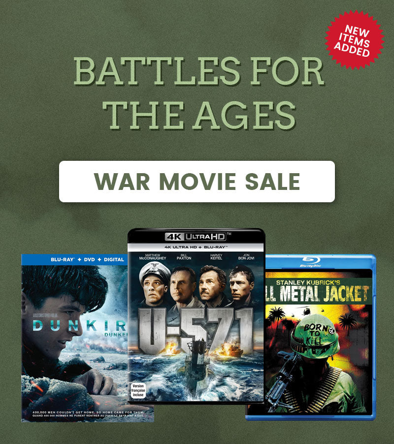 Battles for the Ages - War Movies on Sale - New Items Added!