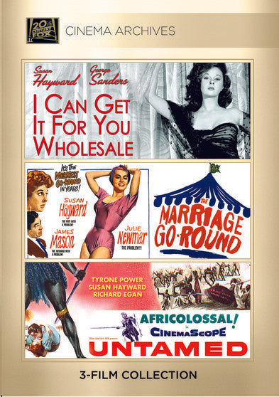 I Can Get It for You Wholesale 1951/ Marriage-Go-Round 1961/ Untamed 1955 (DVD)