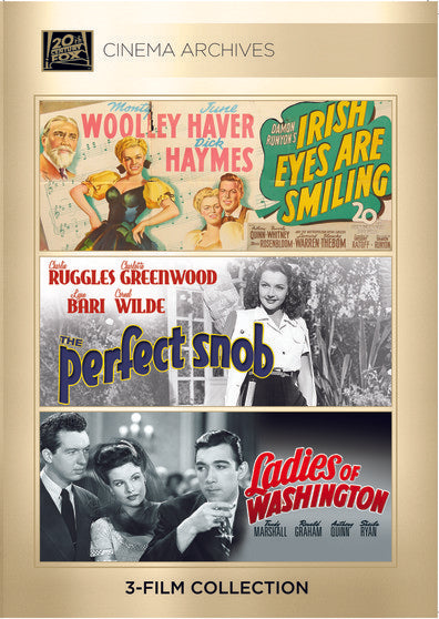 Anthony Quinn Set: Irish Eyes Are Smiling (1944)/ The Perfect Snob (1941)/ Ladies of Washington (1944) (DVD)