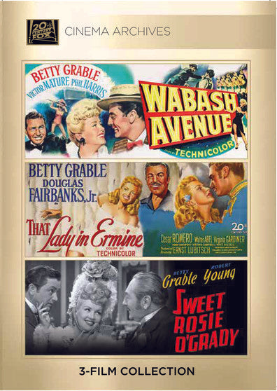 Betty Grable Set: Wabash Avenue/ That Lady in Ermine/ Sweet Rosie O'Grady (DVD)