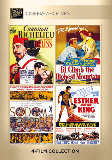 Cardinal Richelieu/ I'd Climb the Highest Mountain/ Sodom and Gomorrah/ Esther and the King (DVD)