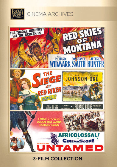 Red Skies of Montana/ Siege at Red River/ Untamed (DVD)