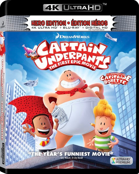 Captain Underpants: The First Epic Movie (4K Ultra HD)