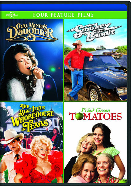 Coal Miner's Daughter/Smokey and the Bandit/The Best Little Whorehouse in Texas/Fried Green Tomatoes (DVD)