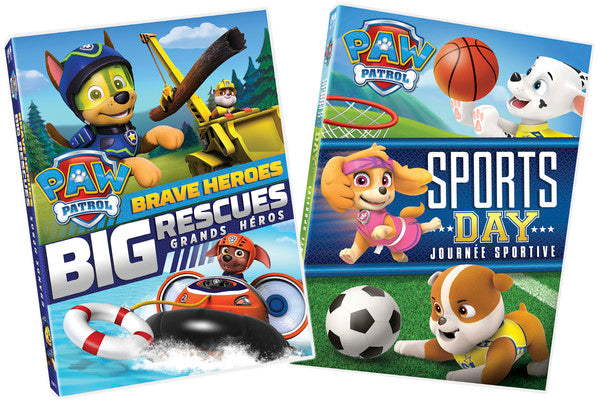 Paw Patrol: Brave Heroes Big Rescues/Paw Patrol: Sports Day (DVD)