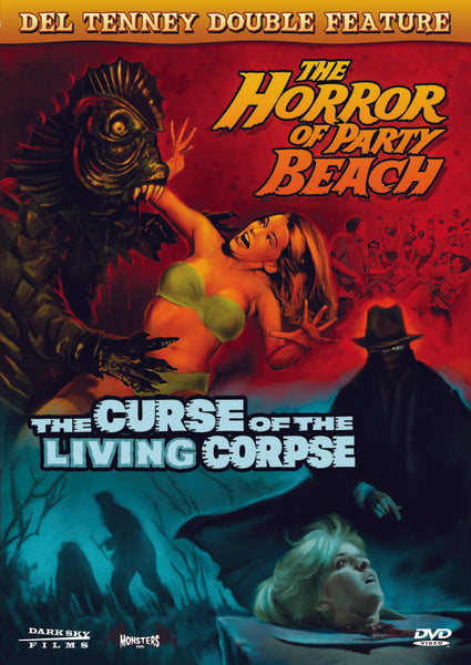 Del Tenney Double Feature: The Horror of Party Beach & the Curse of the Living Corpse (DVD)