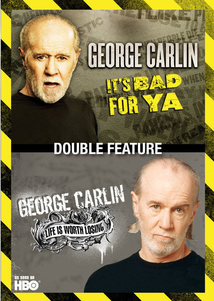 George Carlin Double Feature: Life's Worth Losing / It's Bad for Ya' (DVD)