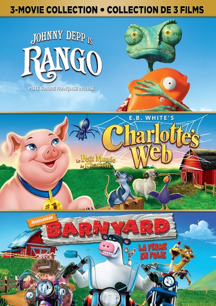Rango/Charlotte's Web/Barnyard (DVD)