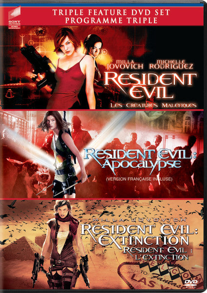 Resident Evil 1-3 Triple Feature (DVD)