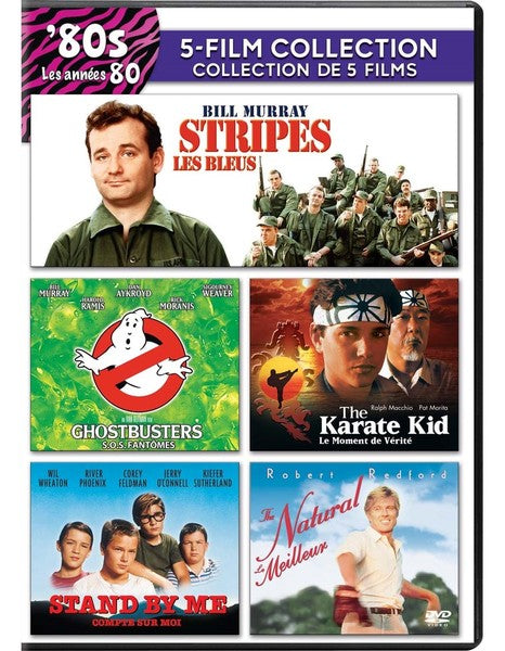 The Ghostbusters/ Stripes/ Karate Kid, the/ Stand by Me/ Natural (DVD)