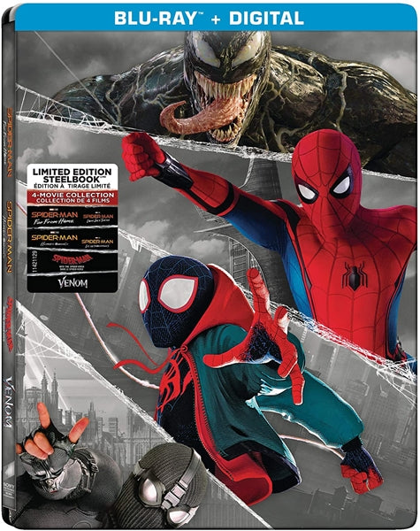 Spider-Man: Far from Home / Spider-Man: Homecoming / Spider-Man: Into the Spiderverse / Venom (Blu-ray)