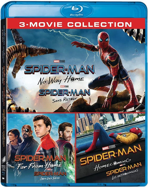 Spider-Man: Far from Home / Spider-Man: Homecoming / Spider-Man: No Way Home (Blu-ray)