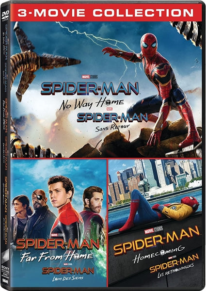 Spider-Man: Far from Home / Spider-Man: Homecoming / Spider-Man: No Way Home (DVD)