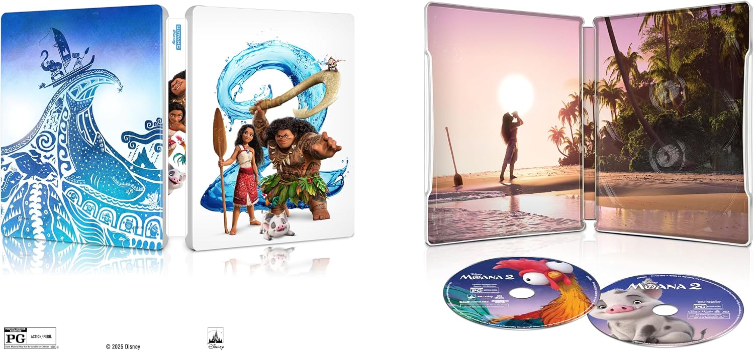 Moana 2 [Steelbook] (4K Ultra HD)