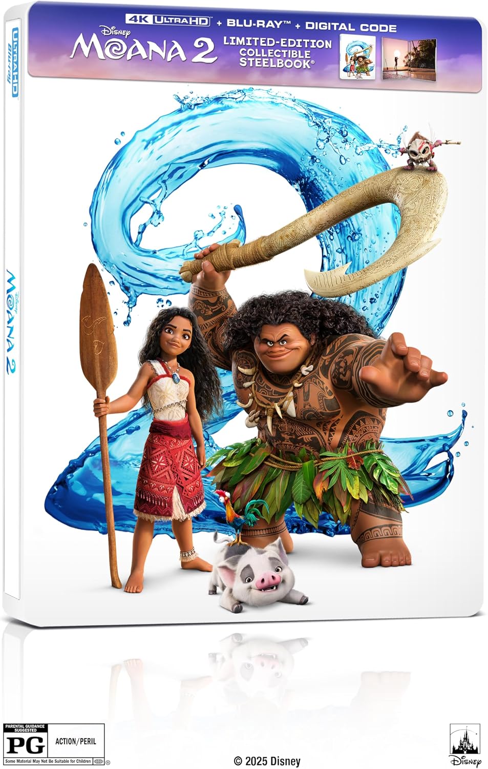 Moana 2 [Steelbook] (4K Ultra HD)