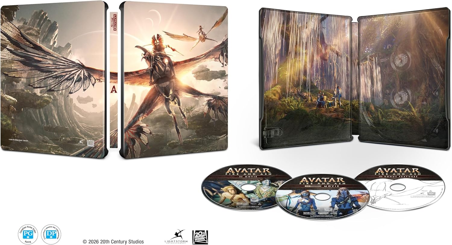Avatar: Fire and Ash [Steelbook] (4K Ultra HD)
