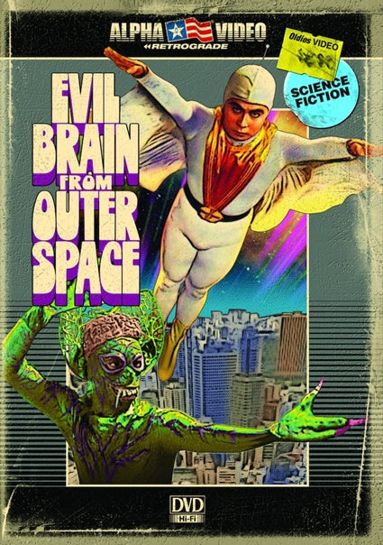 Evil Brain from Outer Space - Retro Cover Art (DVD)