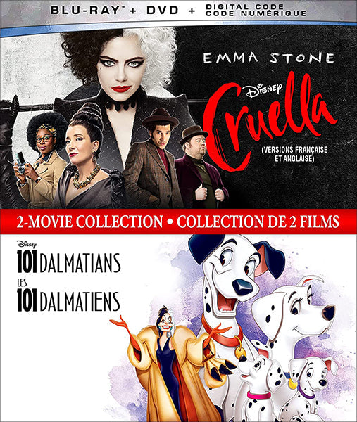 Cruella & 101 Dalmations - 2 Movie Collection (Blu-ray)
