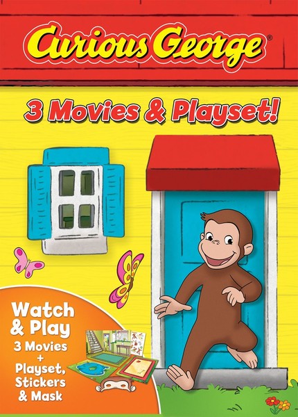Curious George: 3 Movies & Playset (DVD)