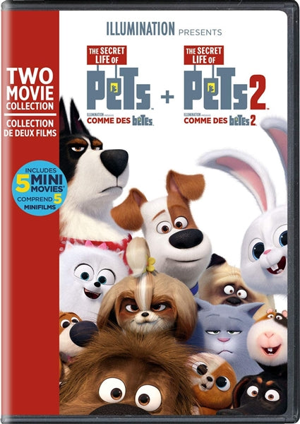 The Secret Life of Pets: 2-Movie Collection (DVD)