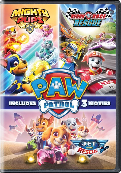 Paw Patrol: 3 Pack (Jet to the Rescue, Ready Race Rescue, Mighty Pups) (DVD)