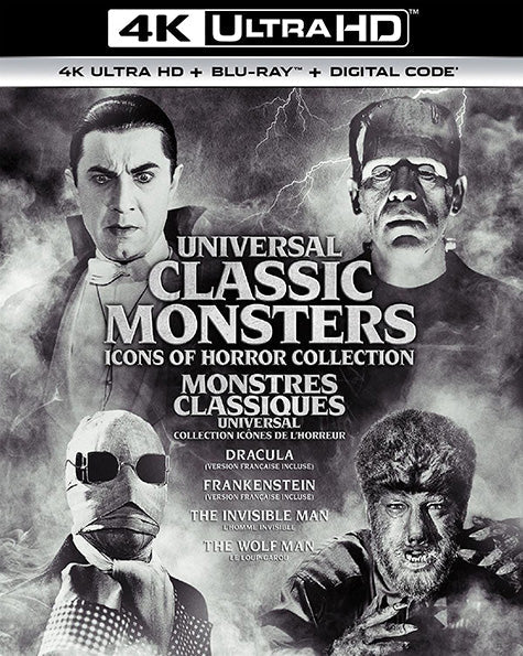 Universal Classic Monsters Icons of Horror Collection (4K Ultra HD)