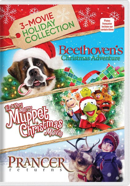 3-Movie Holiday Collection (Beethoven's Christmas Adventure / It's A Very Merry Christmas Movie / Prancer Returns) (DVD)