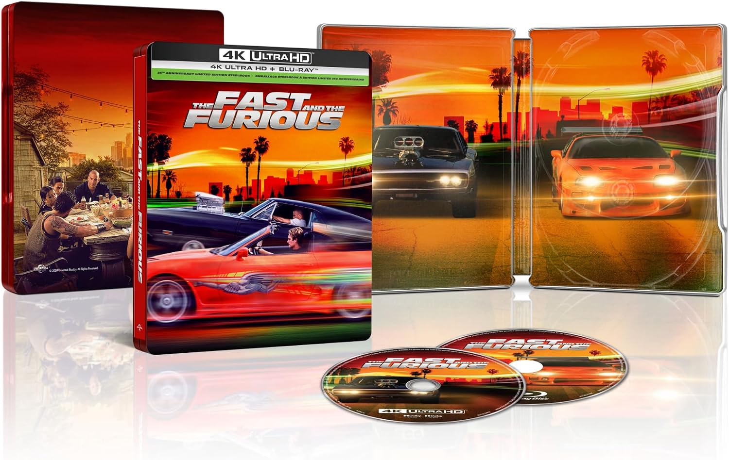 The Fast and the Furious (25th Anniversary Edition) [Steelbook] (4K Ultra HD)
