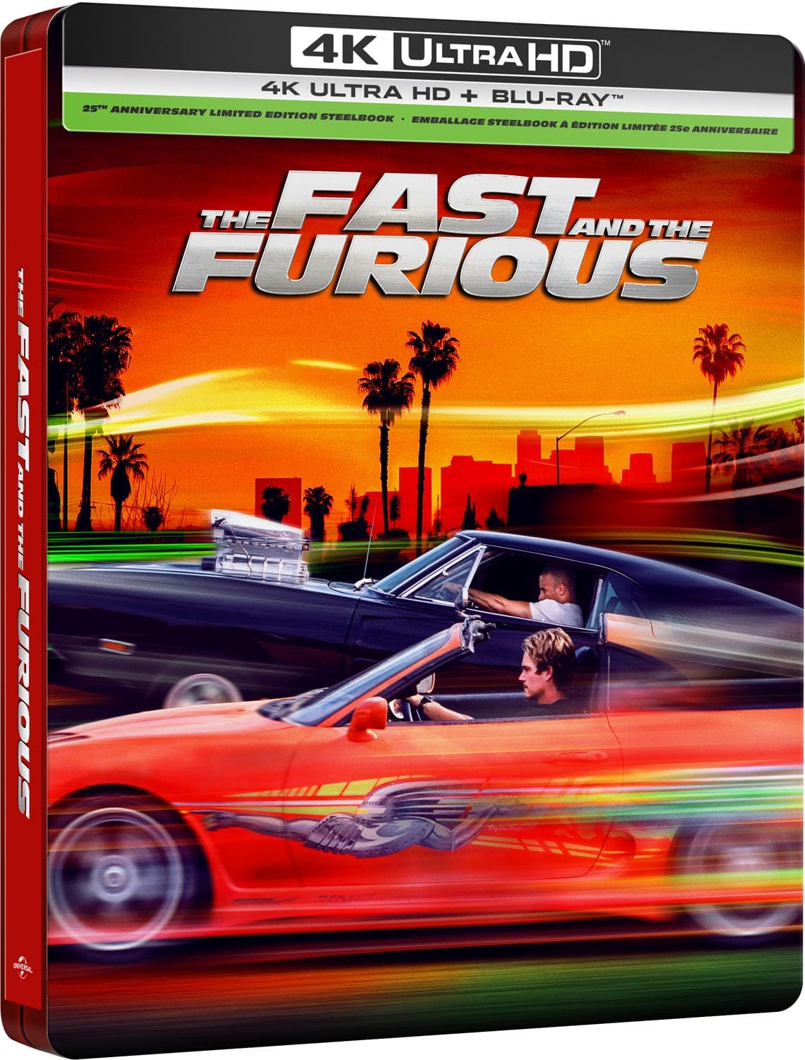 The Fast and the Furious (25th Anniversary Edition) [Steelbook] (4K Ultra HD)