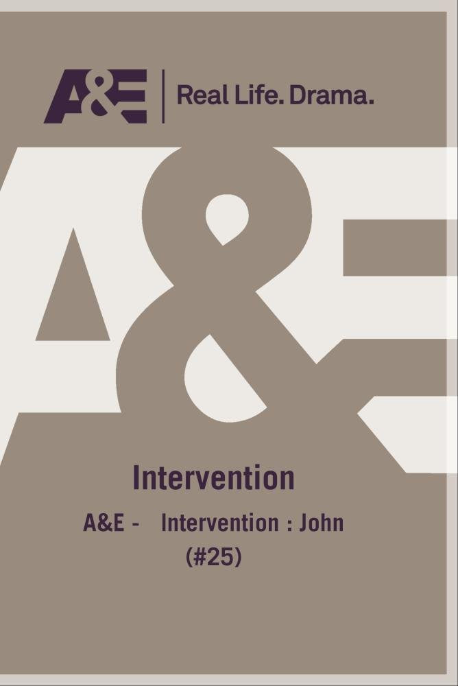 A&E - Intervention: John (25) (DVD)