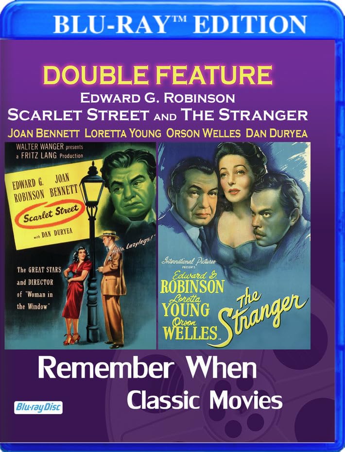 Double Feature - Edward G. Robinson in Scarlet Street & the Stranger (Blu-ray)
