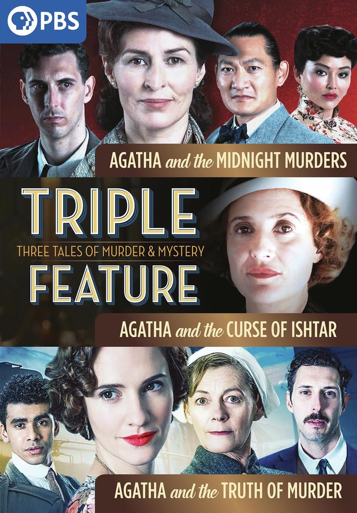 Triple Feature: Agatha and the Truth of Murder Agatha and the Curse of Ishtar Agatha and the Midnight Murders (DVD)