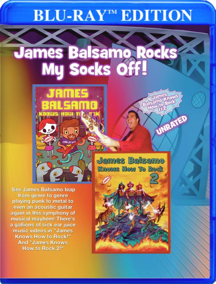 James Balsamo Rocks My Socks Off Double Pack! (Blu-ray)