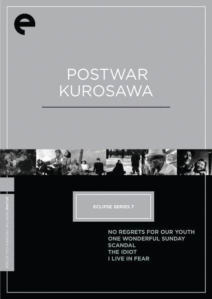 Eclipse Series 7: Postwar Kurosawa (DVD)