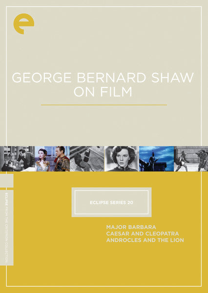 Eclipse Series 20: George Bernard Shaw on Film (DVD)