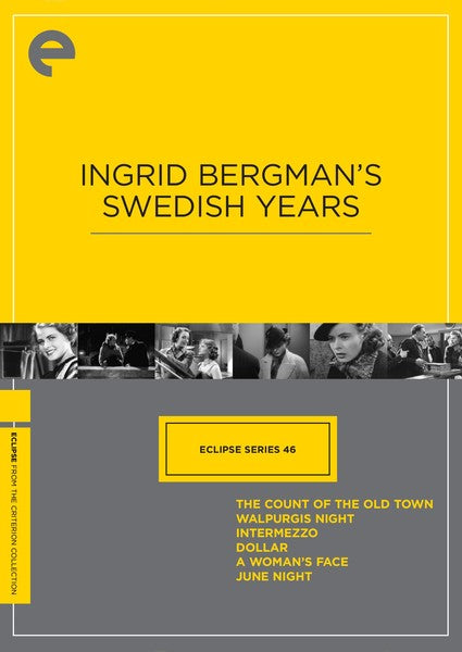 Eclipse Series 46: Ingrid Bergman's Swedish Years (DVD)