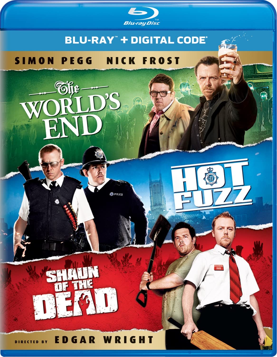 Worlds End/Hot Fuzz/Shaun of the Dead (Blu-ray)