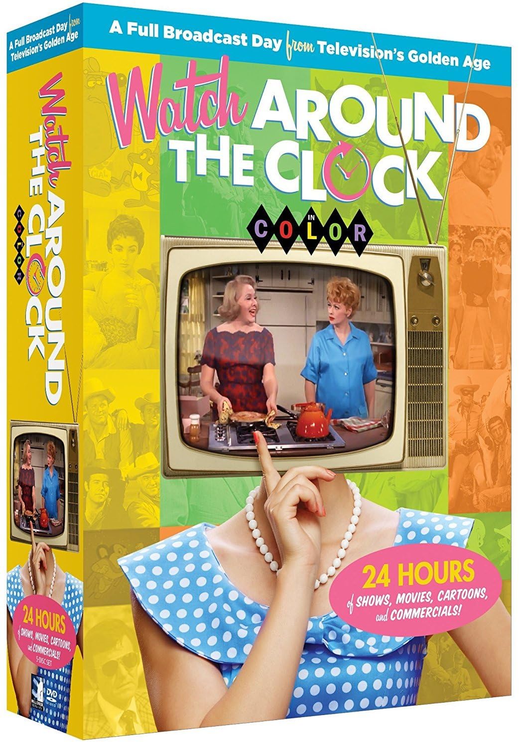 Watch Around the Clock 24 Hours of TV (DVD)