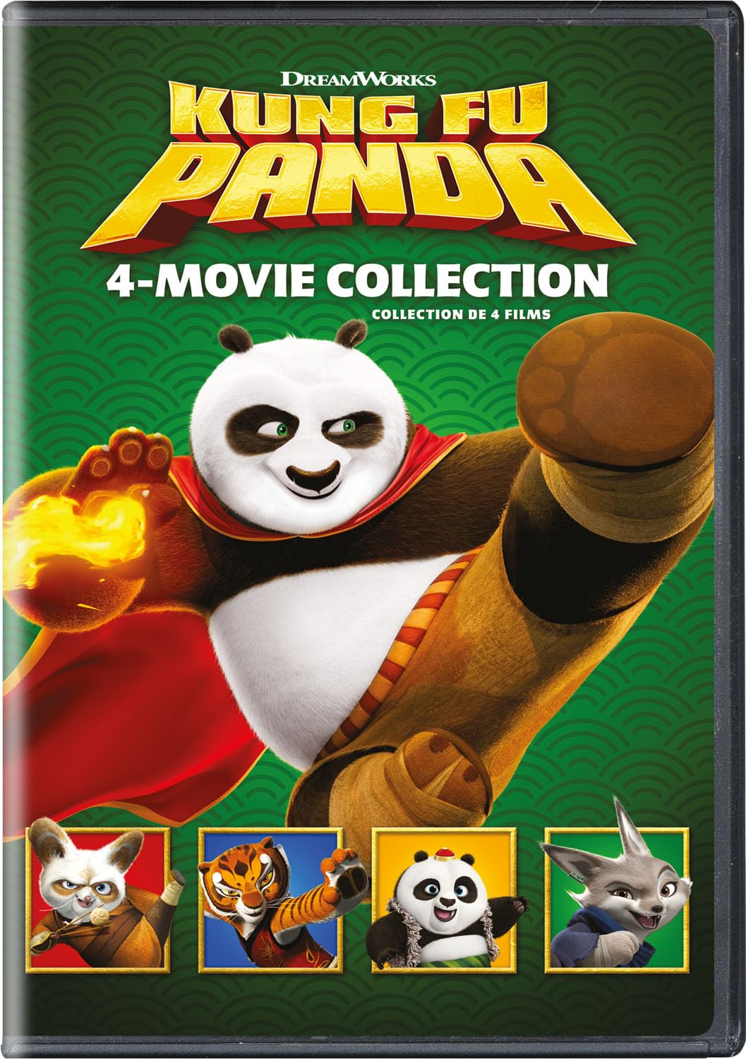 Kung Fu Panda 4 DVD Collection (DVD)