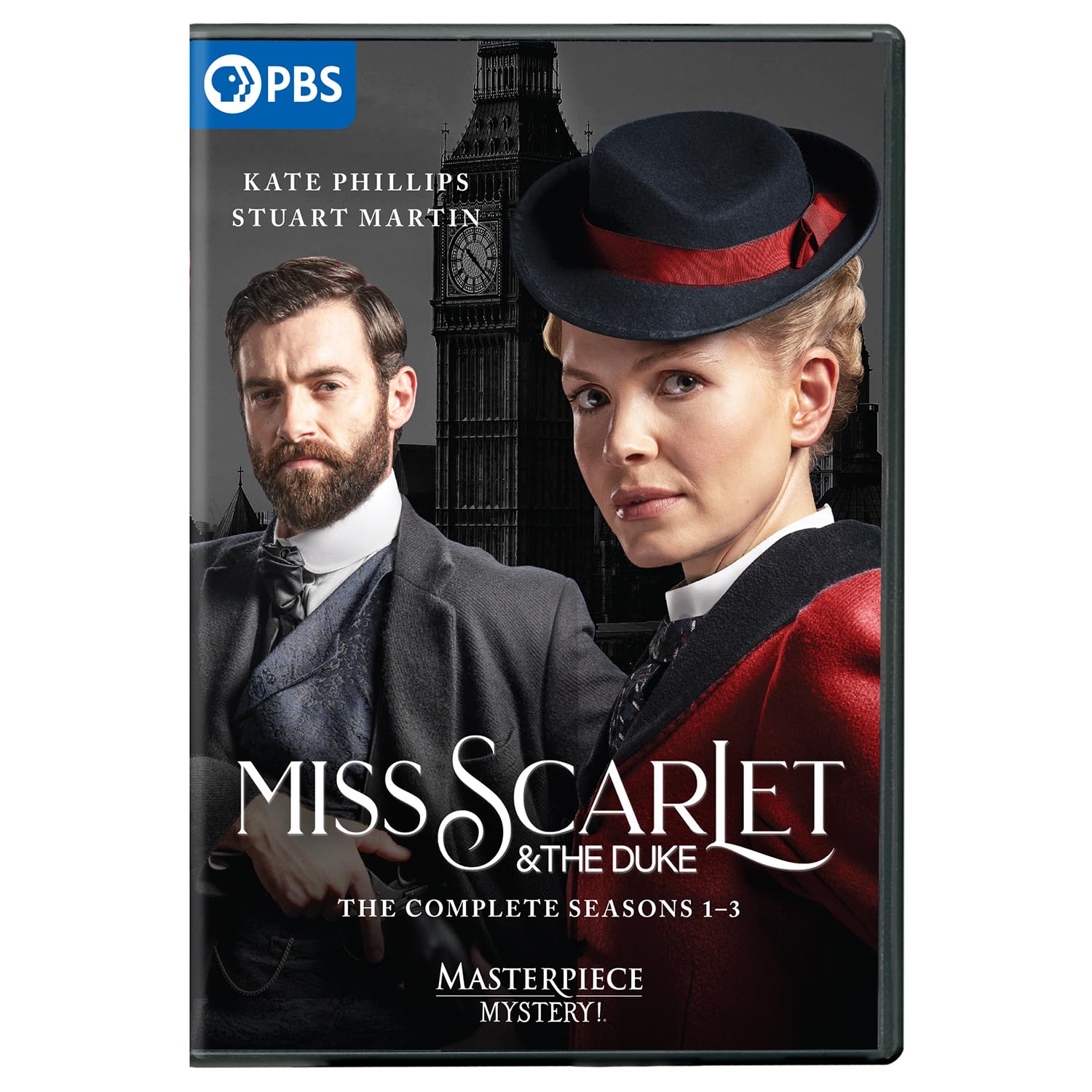 Masterpiece Mystery!: Miss Scarlet and the Duke Seasons 1, 2 & 3 (DVD)