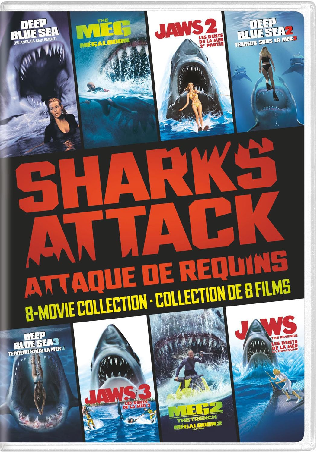 Sharks Attack 8-Film Collection (DVD)
