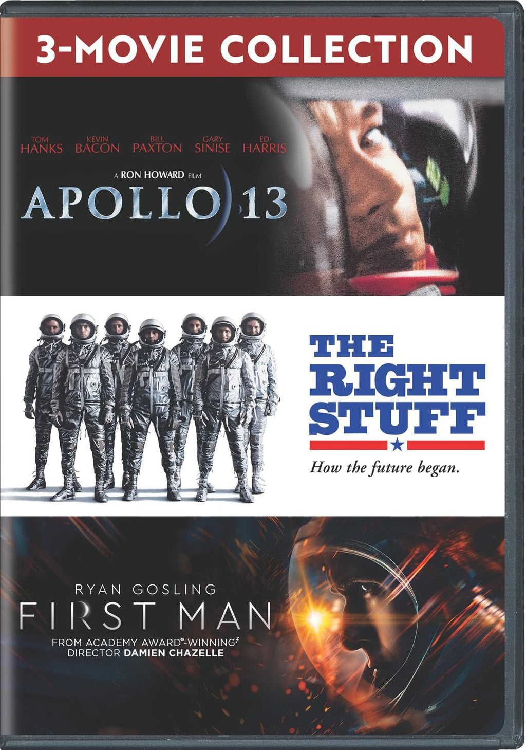Apollo 13 / Right Stuff / First Man Triple Feature (DVD)