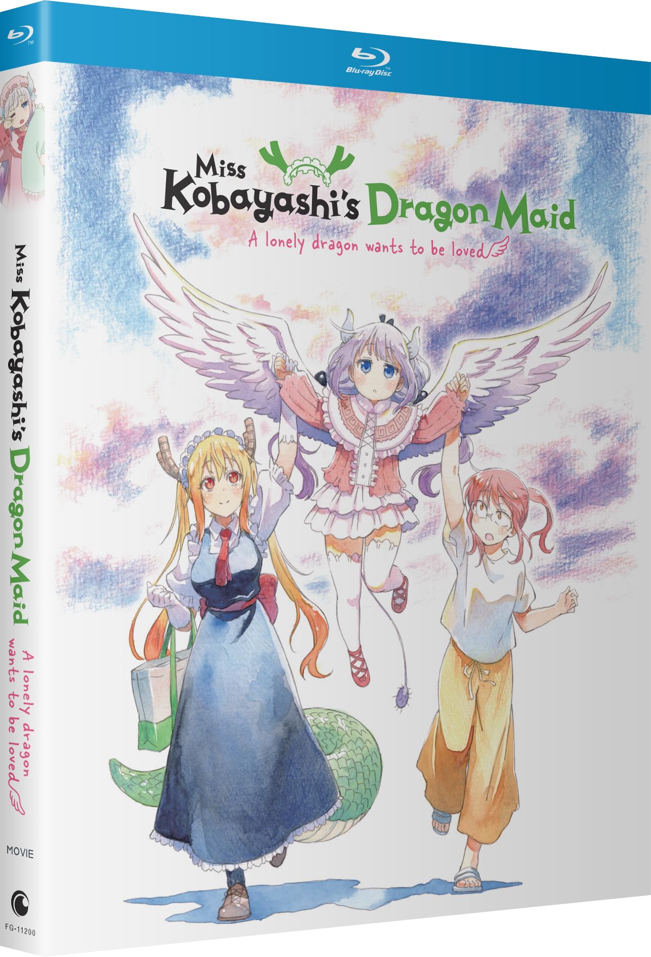 Miss Koboyashi's Dragon Maid: A Lonely Dragon Wants To Be Loved: The Movie (Blu-ray)