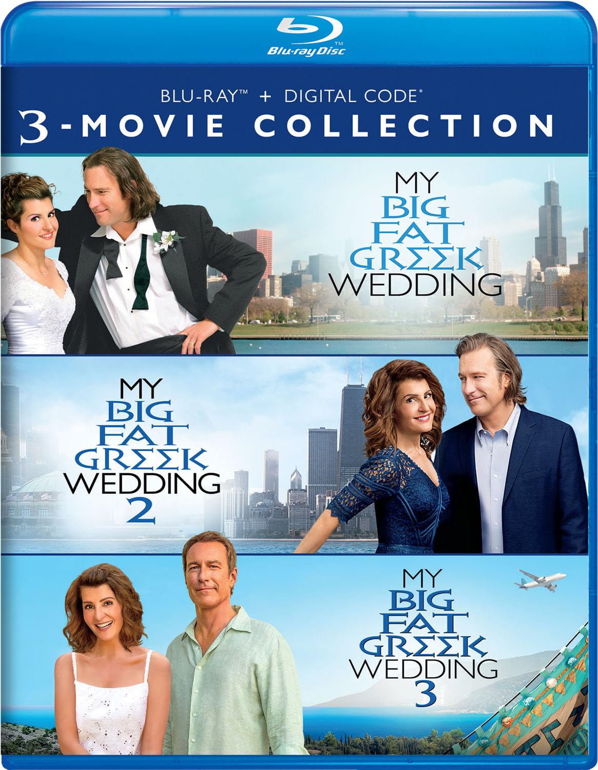 My Big Fat Greek Wedding 3-Film Collection (Blu-ray)