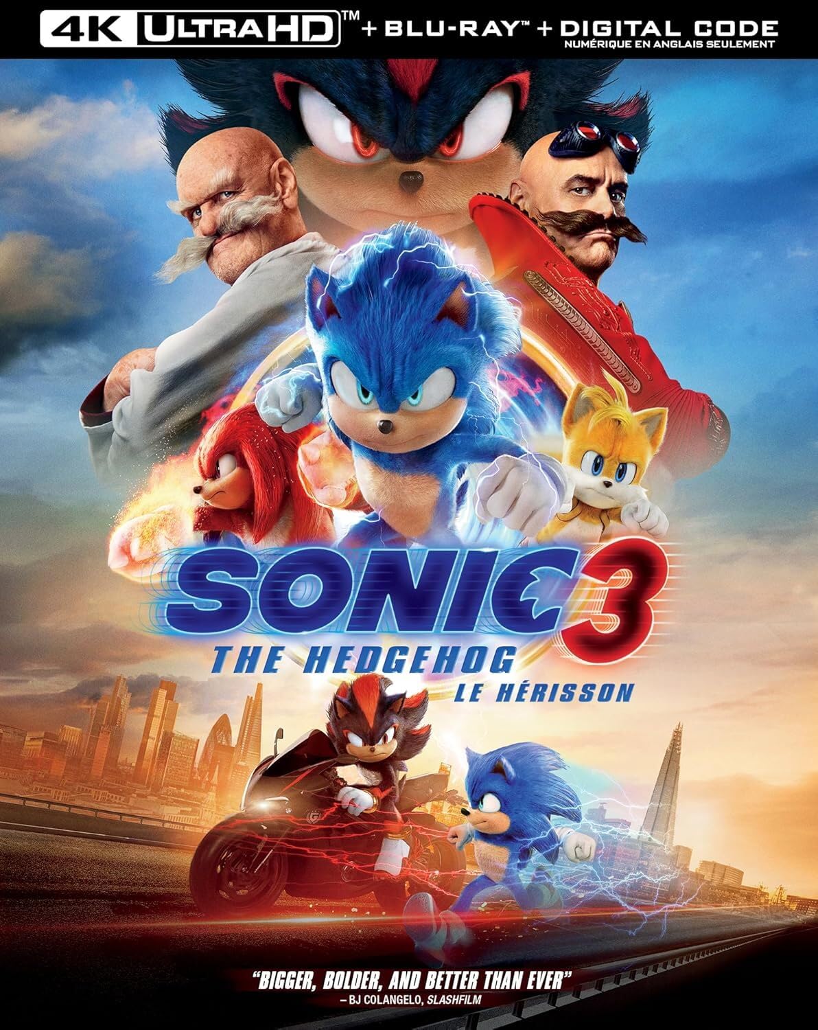 Sonic The Hedgehog 3 (4K Ultra HD)