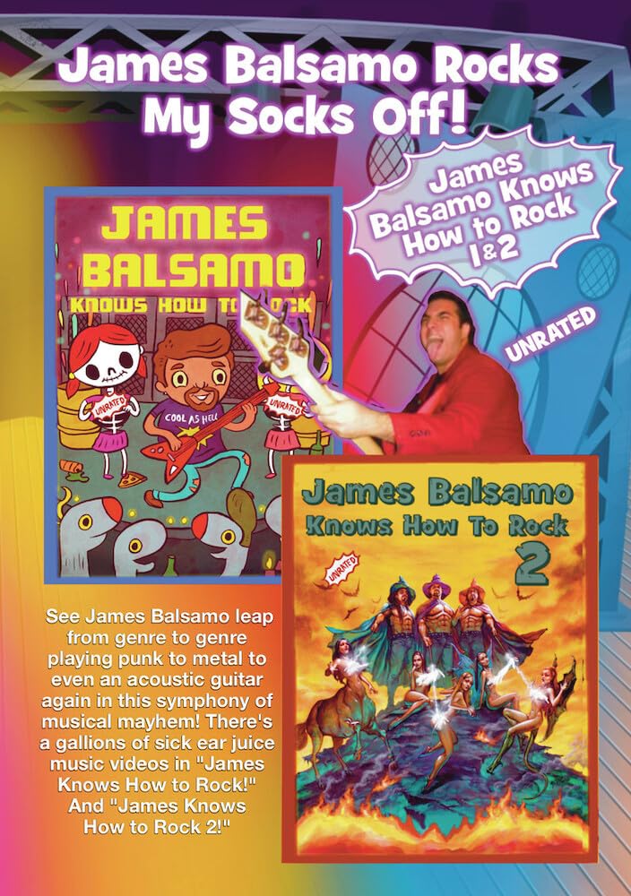 James Balsamo Rocks My Socks Off Double Pack! (DVD)
