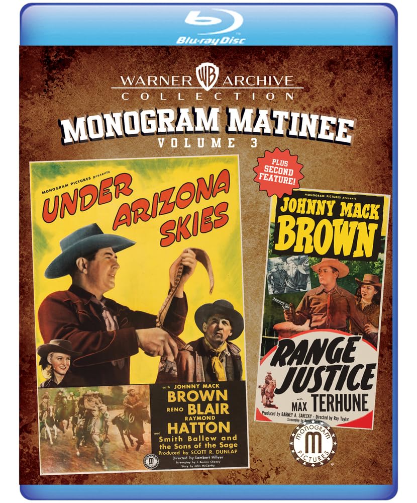 Monogram Matinee 3: Under Arizona Skies And Range (Blu-ray)