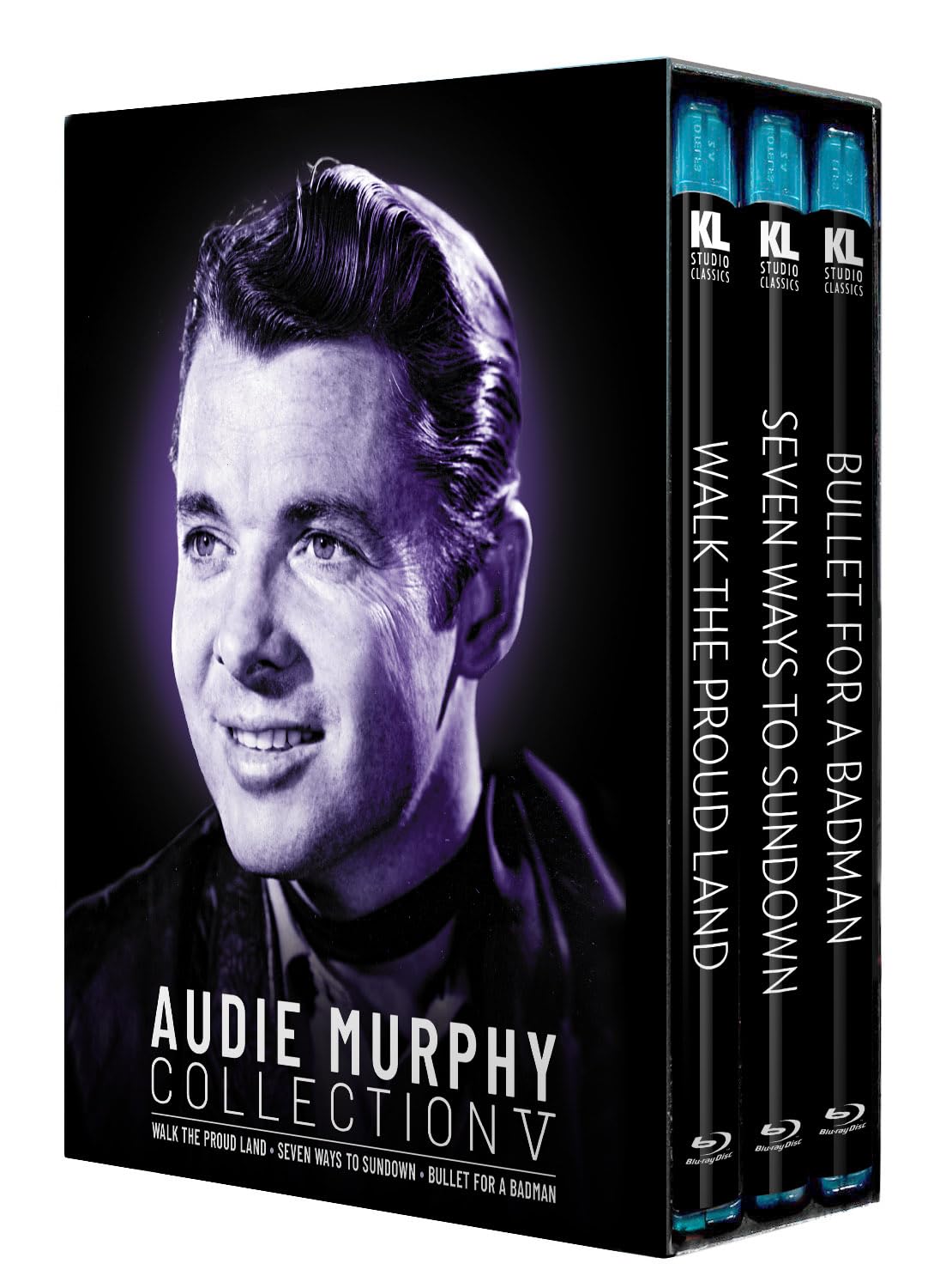 Audie Murphy Collection V(Walk the Proud Land/7 Ways from Sundown/Bullet for Badman) (Blu-ray)