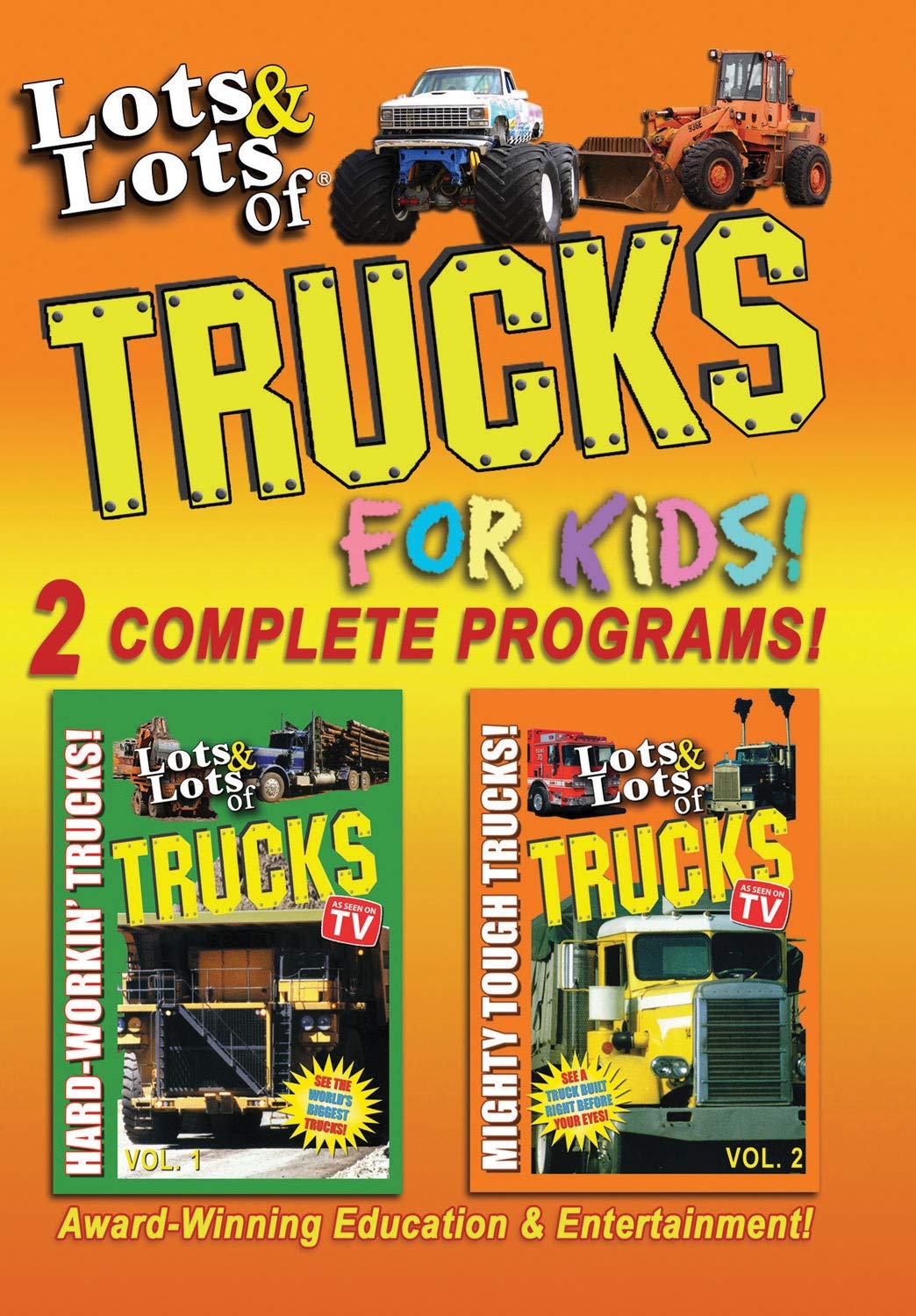 Lots & Lots of Trucks for Kids -- 2 Complete Programs! (DVD)